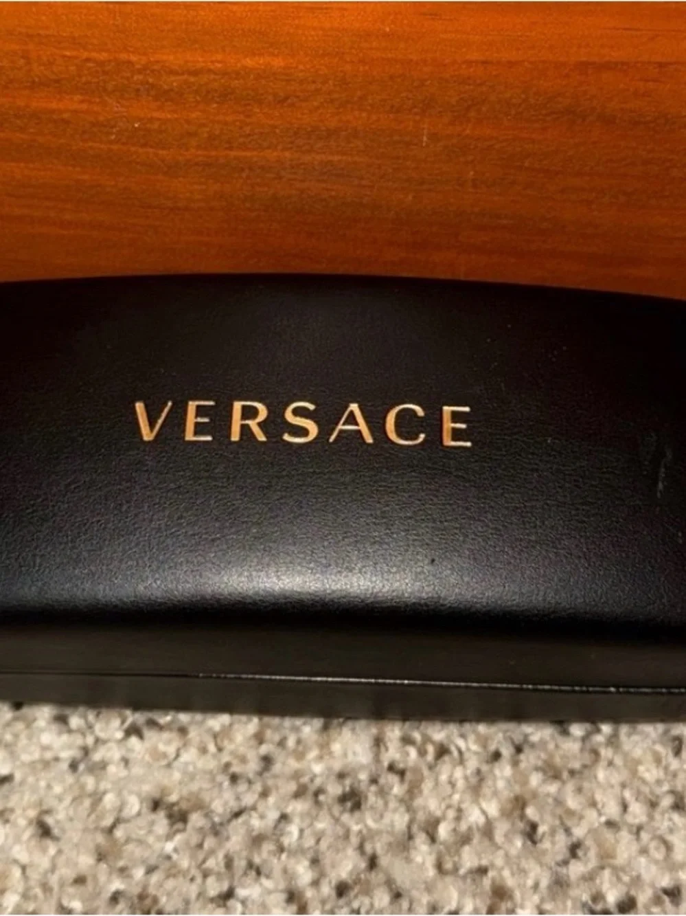 Versace Black Women's Cat-Eye Sunglasses with Dark Lenses